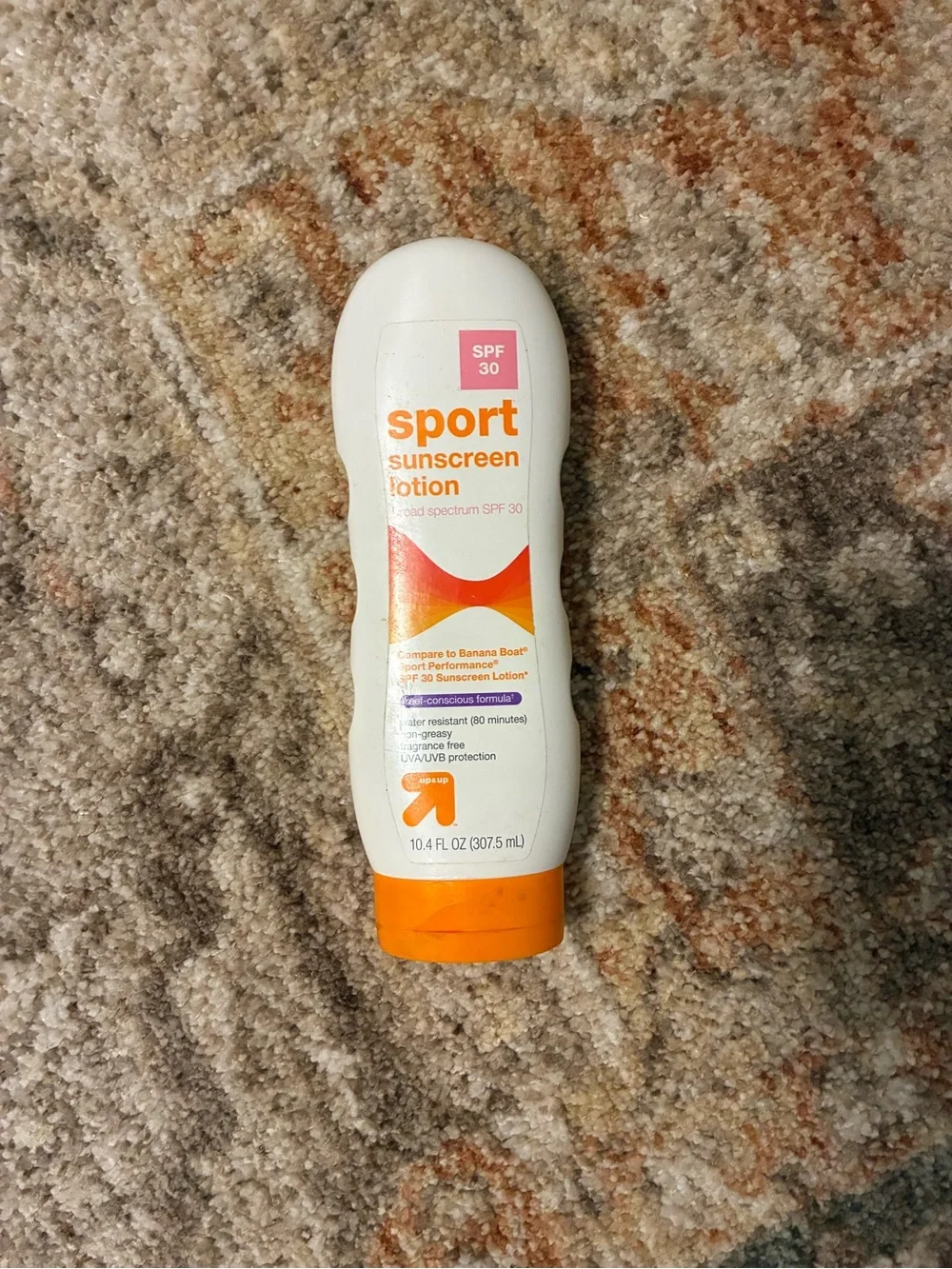 Target Sport SPF 30 Sunscreen Lotion - Orange and White Bottle
